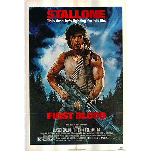 First Blood Original 1982 Vintage One Sheet Poster