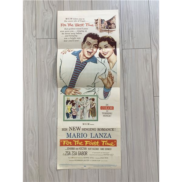 For the First Time original 1959 vintage movie poster