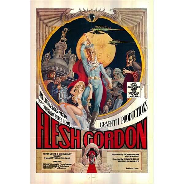 Flesh Gordon Original 1974 Vintage One Sheet Poster