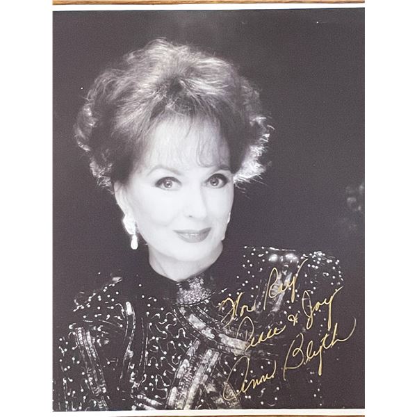 Ann Blyth signed photo