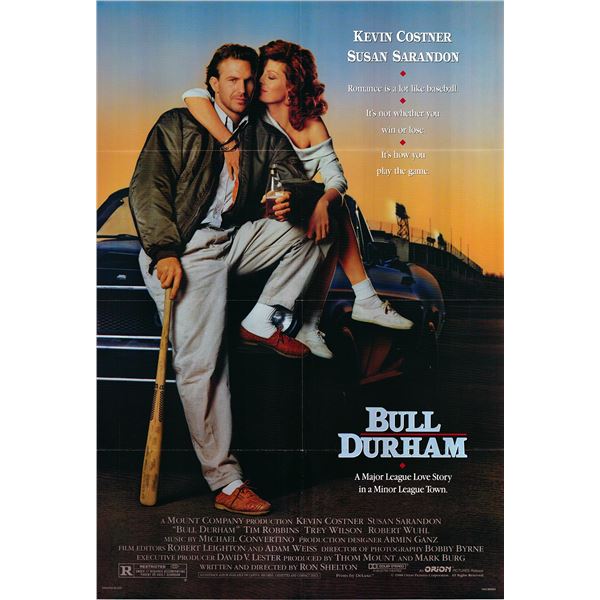 Bull Durham Original 1988 Vintage One Sheet Poster
