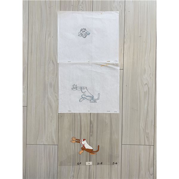 Snagglepuss original cel and artwork