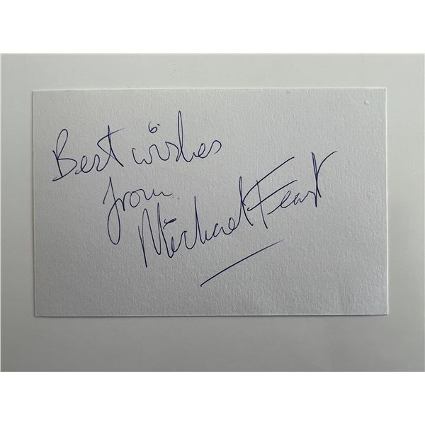 Michael Feast original signature