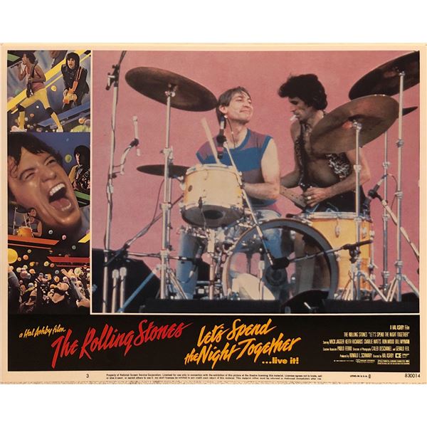 Let's Spend the Night Together Original 1983 Vintage Lobby Card