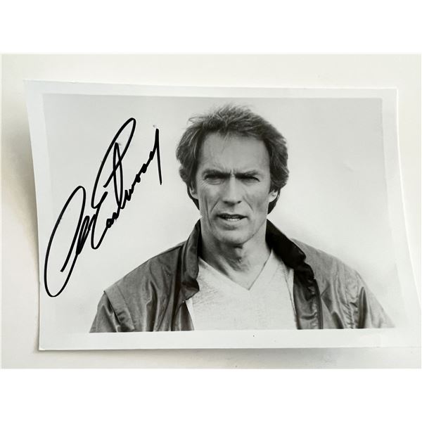Clint Eastwood signed photo