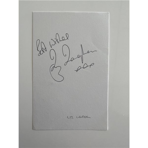 Liz Lanahan original signature