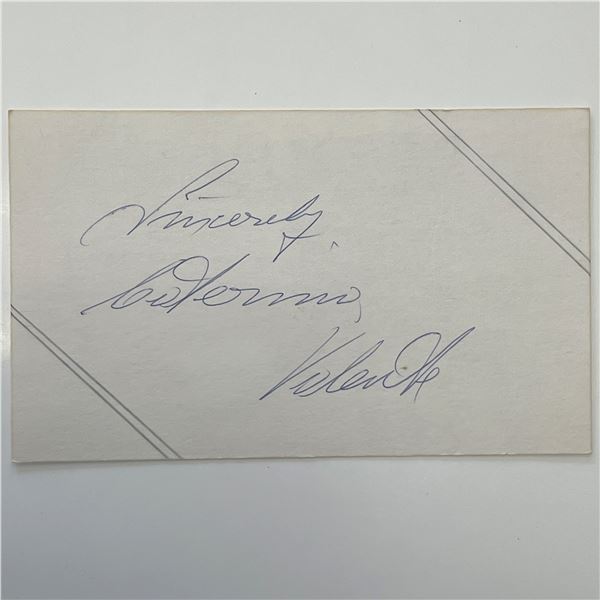 Caterina Valente original signature