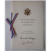 Image 1 : Inauguration Program signed by Ronald Reagan & George Bush.