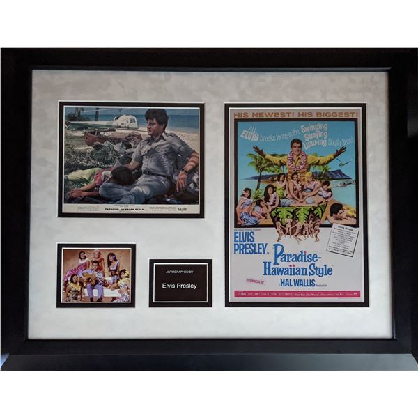 Elvis Presley Signed Photo Collage