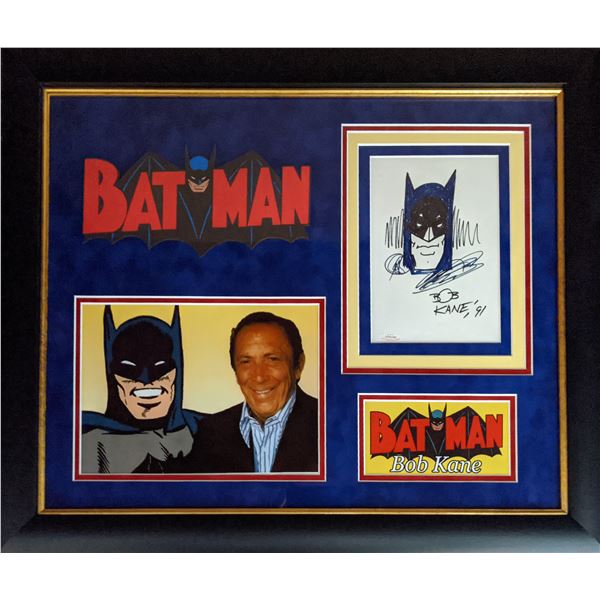 Batman Bob Kane signed collage