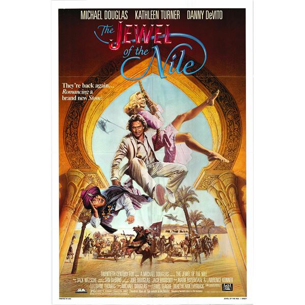 The Jewel of the Nile Original 1985 Vintage One Sheet Poster