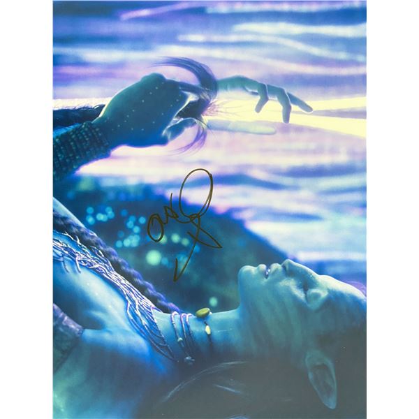 Avatar Zoe Saldana signed movie photo