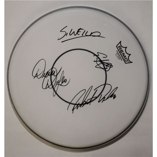 Stone Temple Pilots signed drumhead