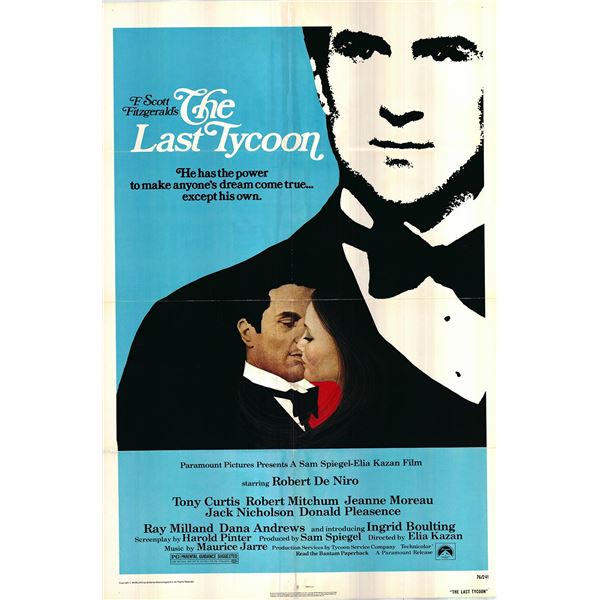 The Last Tycoon Original 1976 Vintage One Sheet Poster