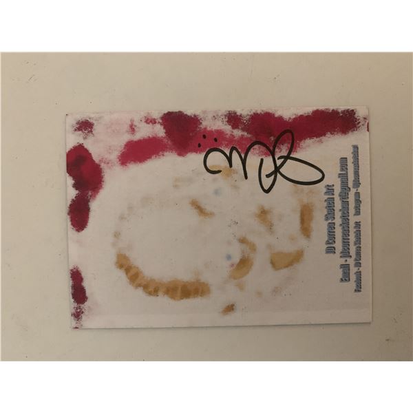 JD Correa hand drawn and signed sketch art