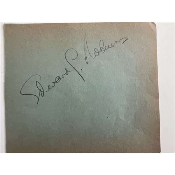Edward G. Robinson original signature