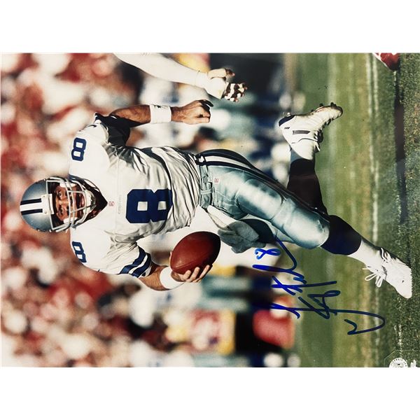 Troy Aikman signed photo. GFA authenticated