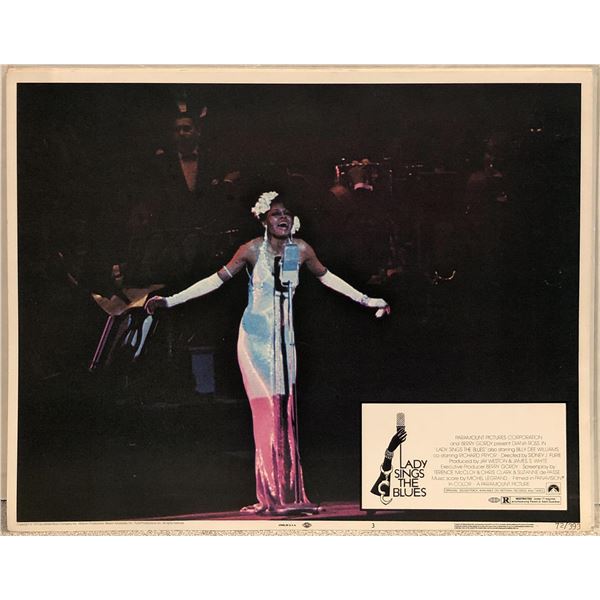 Lady Sings the Blues Original 1972 Vintage Lobby Card