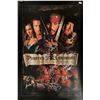 Image 1 : Pirates Of The Caribbean Curse Of The Black Pearl cast signed movie poster