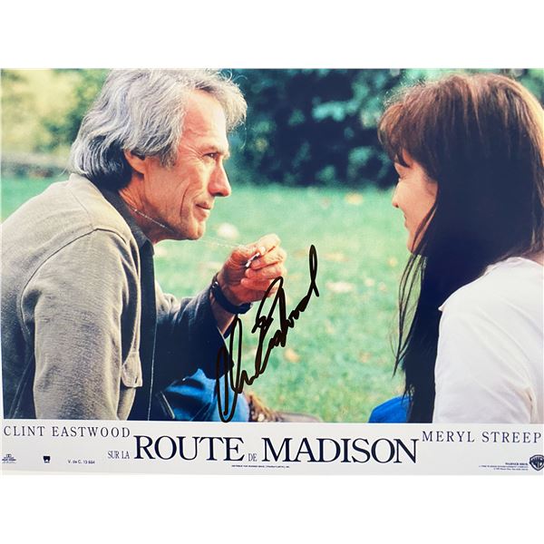 Clint Eastwood signed movie poster
