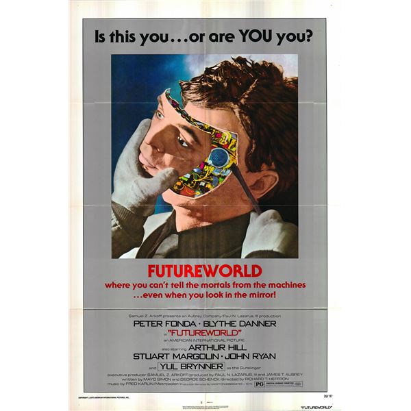 Futureworld Original 1976 Vintage One Sheet Poster