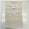 Image 1 : Former United States Minister to Iraq Loy W. Henderson signed note