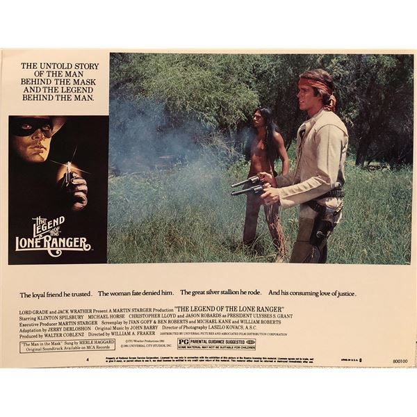 Legend of the Lone Ranger Original 1980 Vintage Lobby Card