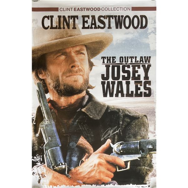 The Outlaw Josey Wales Clint Eastwood signed movie poster