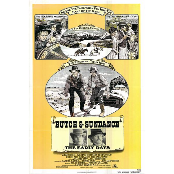 Butch and Sundance: The Early Days Original 1979 Vintage One Sheet Poster