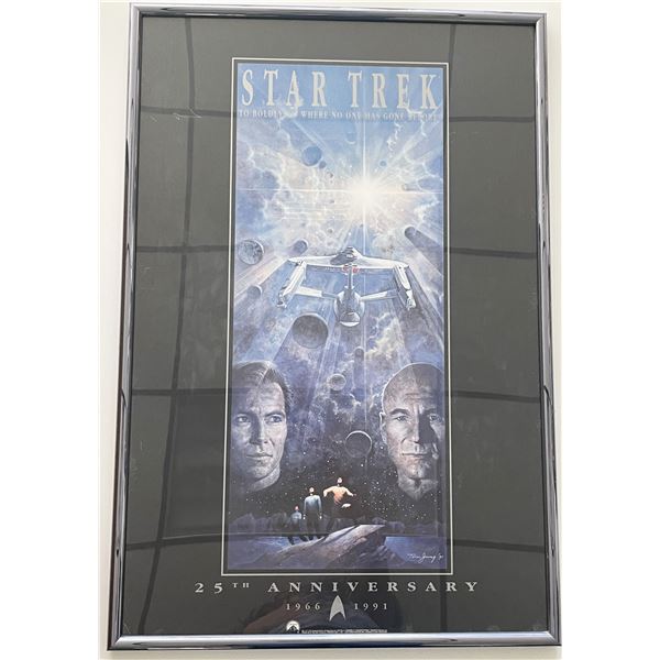 Star Trek 25th Anniversary Vintage Framed Poster