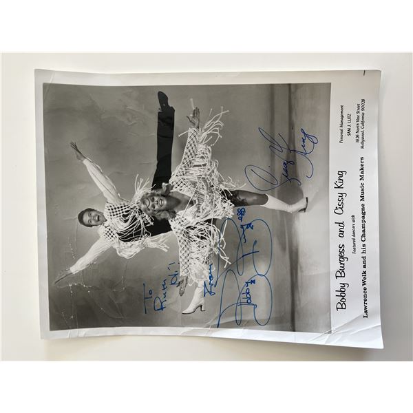 Bobby Burgess and Cissy King signed photo