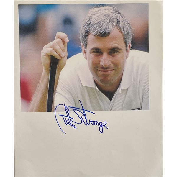 Professional golfer Curtis Strange signed photo