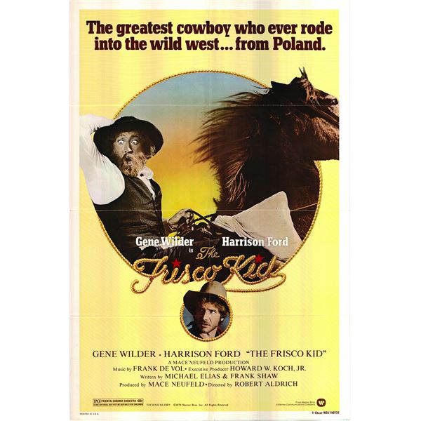 The Frisco Kid Original 1979 Vintage One Sheet Poster