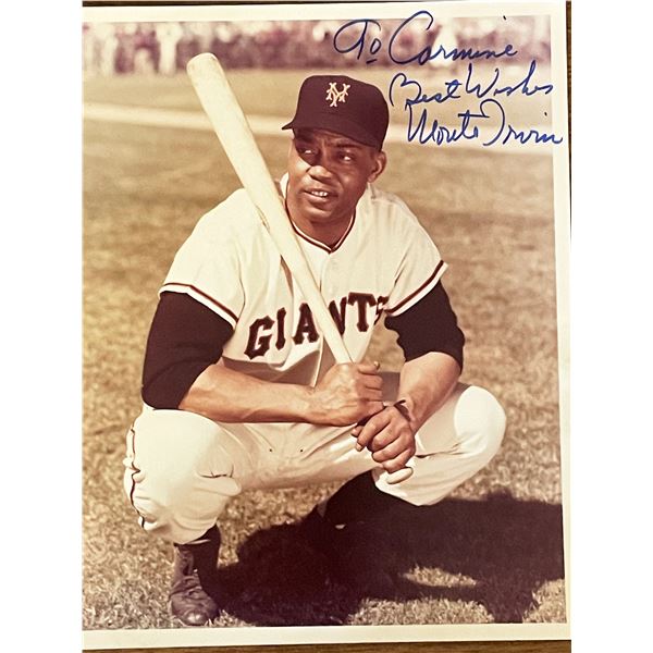 New York Giants Monte Irvin signed photo