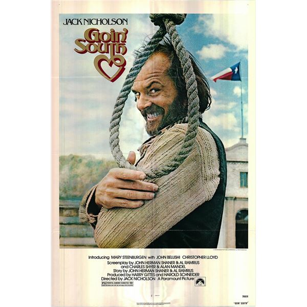 Goin' South Original 1978 Vintage One Sheet Poster