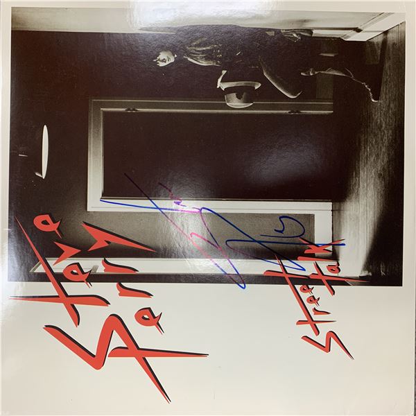 Journeys Steve Perry Street Talk signed album