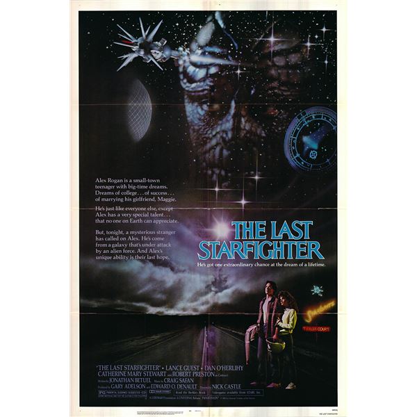 The Last Starfighter Original 1984 Vintage One Sheet Poster
