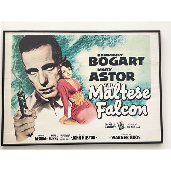 The Maltese Falcon Vintage Movie Poster