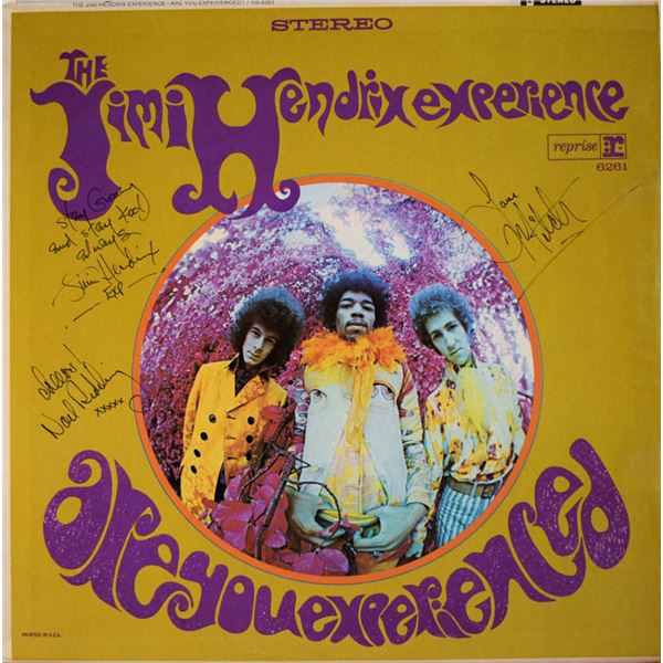 Jimi Hendrix signed album