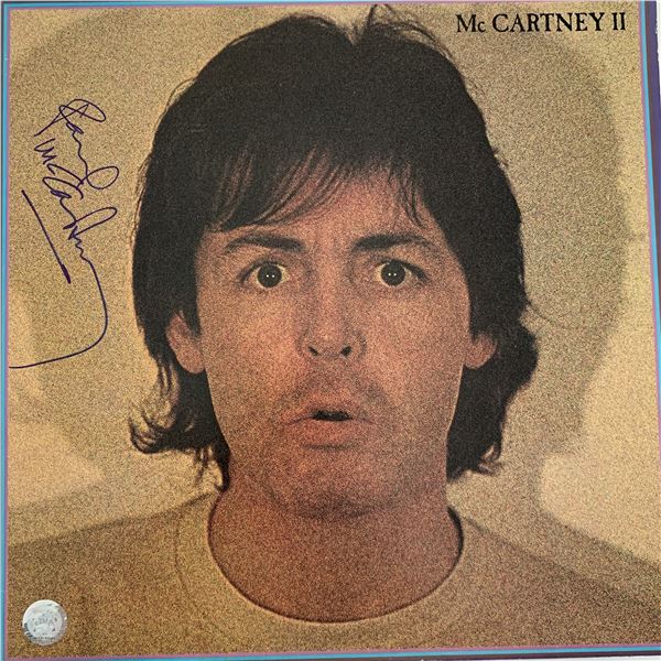 Paul McCartney McCartney II signed album- GFA