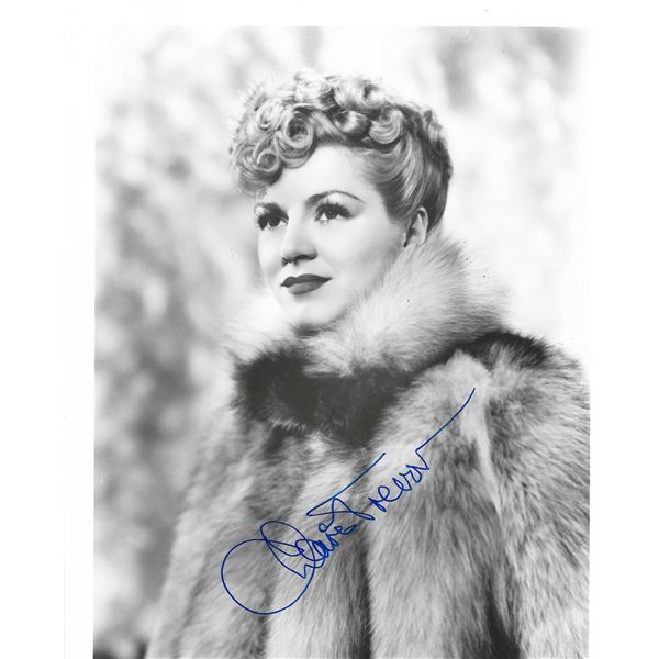Claire Trevor signed photo