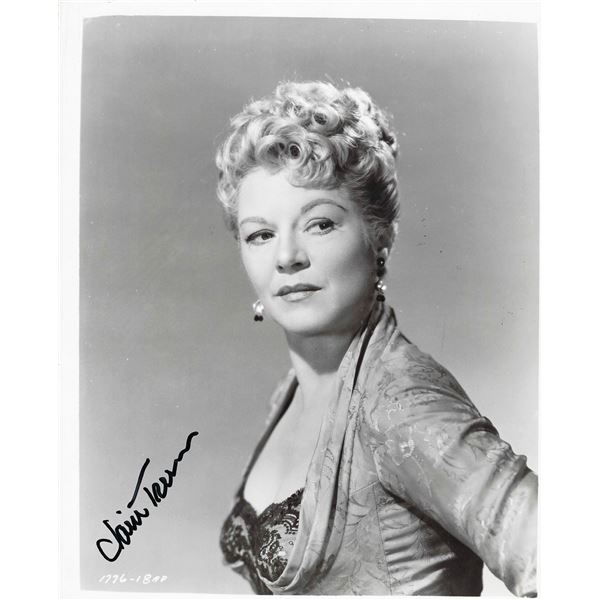 Claire Trevor signed photo