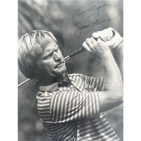Jack Nicklaus signed photo