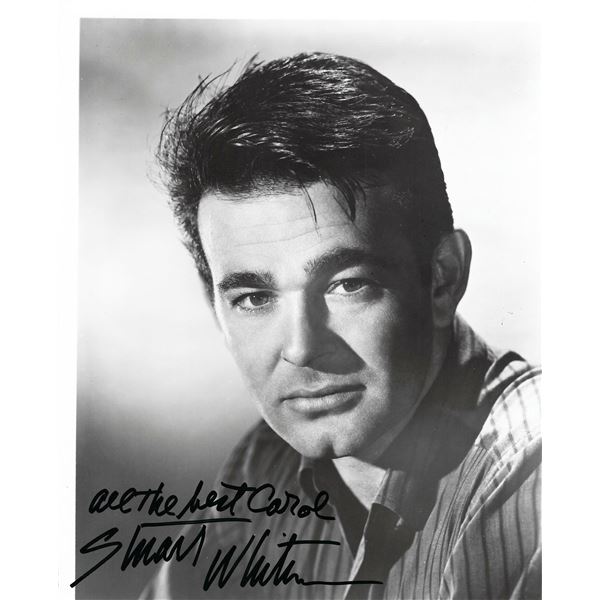 Stuart Whitman signed photo
