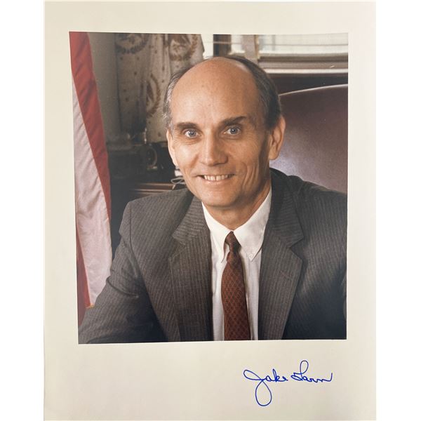 Senator Jake Garn signed photo