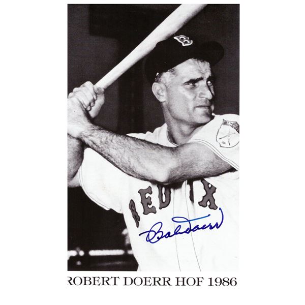 Bobby Doerr signed photo