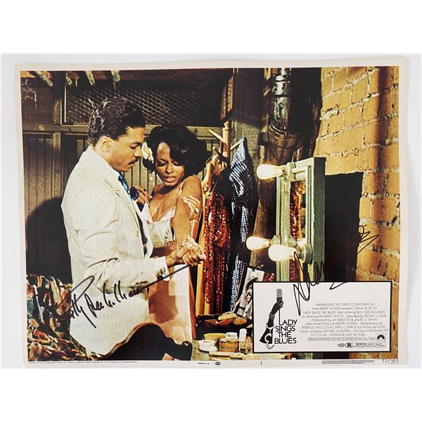 Diana Ross and Billy Dee Williams signed photo