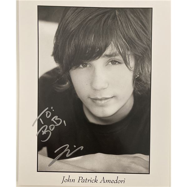 John Patrick Amedori signed photo