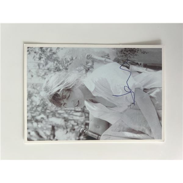 Jane Birkin signed photo