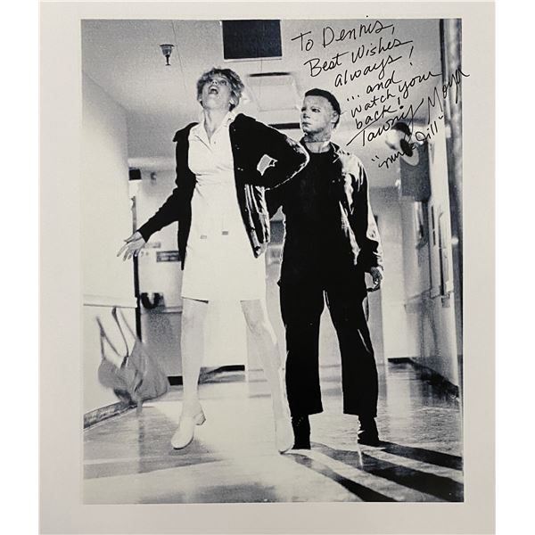 Halloween II Tawny Moyer signed movie photo